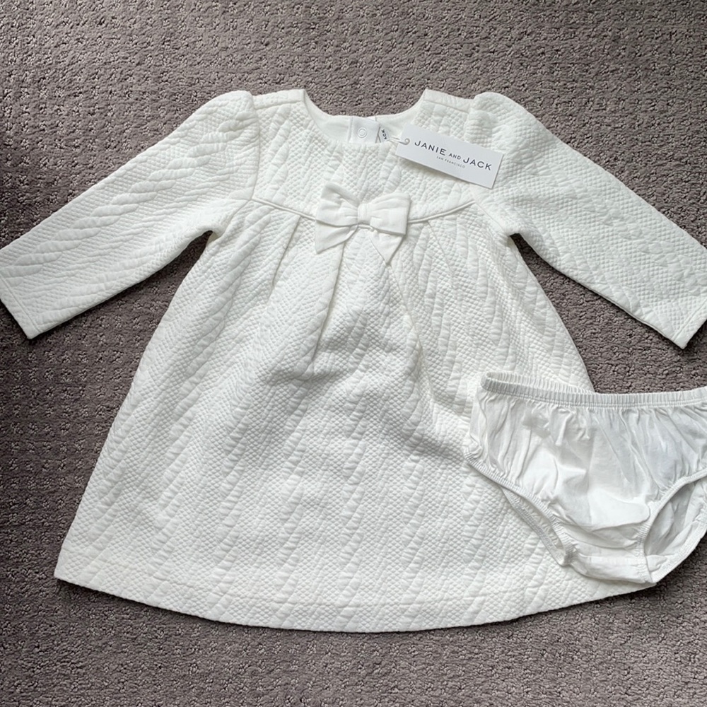 White dress from Janie and Jack.